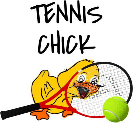 Nadruk Tennis chick - Przód