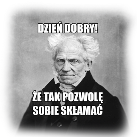 Nadruk Schopenhauer mem - Przód